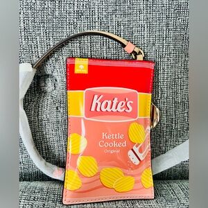 Kate Spade Snack Time Patent Card Case Wristlet ~ NWT